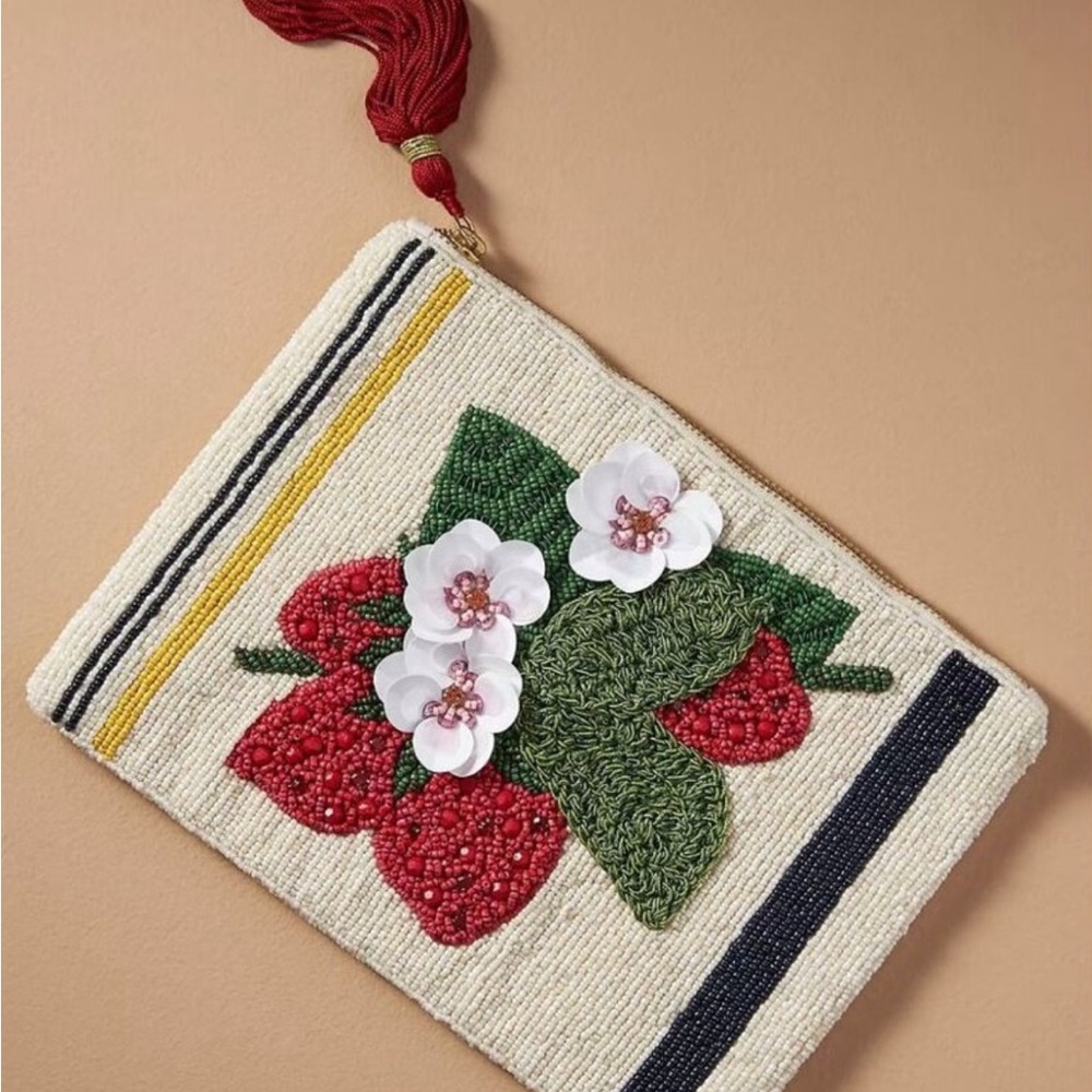 Anthropologie Fiona Beaded Bag